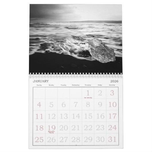 Jaarkalender IJsland Kalender (Jan 2026)