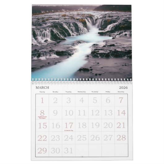 Jaarkalender IJsland Kalender (Mar 2026)