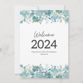 Jaarkalenders 2024 feestdagenkaart (Achterkant)