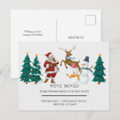 jaarkerst briefkaart (Voorkant / Achterkant)