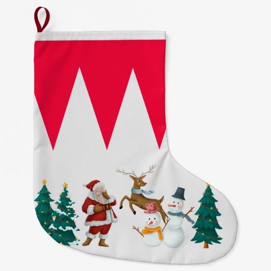 jaarkerst grote kerstsok (Voorkant)