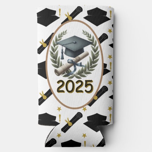 Jaarlijks Afstuderen Seltzer Blikjeskoeler (Achterkant)