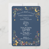 Jaarlijks Bedrijfs Kerstfeest Kaart (Voorkant)