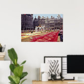 Jaarlijks bloemfestival in La Grande Place, Brusse Poster (Thuiskantoor)