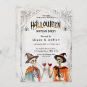 Jaarlijks Familiefeest Halloween Kaart (Voorkant / Achterkant)