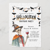 Jaarlijks Familiefeest Halloween Kaart (Voorkant / Achterkant)