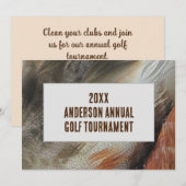 Jaarlijks Familiereünie Veer Golf Toernooi Kaart (Voorkant / Achterkant)