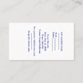 Jaarlijks Fundraiser Gala Ticket 2026 | Navy Goud (Achterkant)