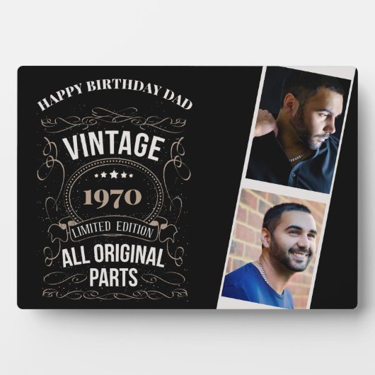 JAARLIJKS GEBOREN FOTO'S Birthday Keepomwille Gift Fotoplaat (voorkant)