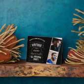 JAARLIJKS GEBOREN FOTO'S Birthday Keepomwille Gift Fotoplaat (Zijkant)