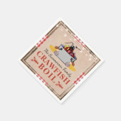 Jaarlijks gezinsfeest Rivierkreeft koken Rustieke Servet (Hoek)