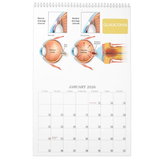 JAARLIJKS GEZONDHEIDSCALENDAR 2023 KALENDER (Jan 2026)