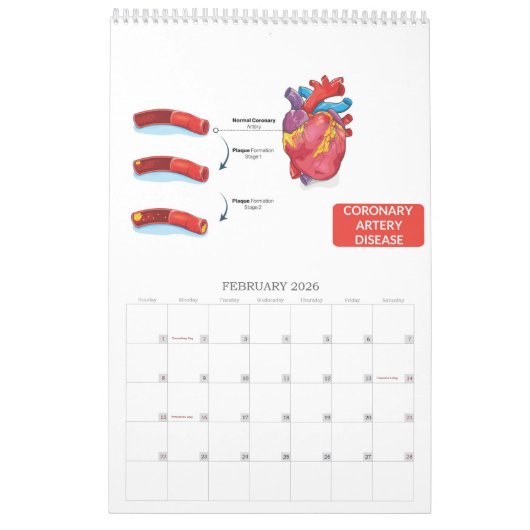 JAARLIJKS GEZONDHEIDSCALENDAR 2023 KALENDER (Feb 2026)