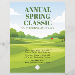 Jaarlijks Golftoernooi voor de Lente Klassieker Flyer