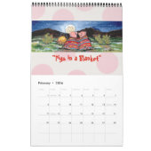 Jaarlijks Humoureus konijn dierlijk wild Kalender (Feb 2026)