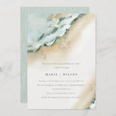 Jaarlijks Jubileum van de kustgolven van Zee Kaart (Voorkant / Achterkant)