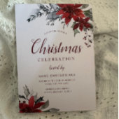 Jaarlijks Kerst Feest Corporate Gala Event Kaart