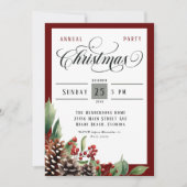 Jaarlijks kerstfeest kaart (Voorkant)