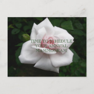 Jaarlijks mammogram briefkaart
