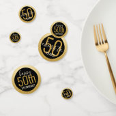 Jaarlijks oogmerk zwarte goudmakreel confetti (Groep)