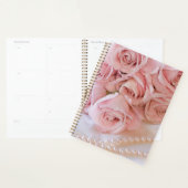 Jaarlijks, planner, aanpasbaar, bloemen en parels planner (Display)