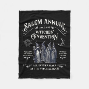 Jaarlijks sinds 1692 Heksenconventie Heksenhallowe Fleece Deken