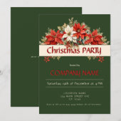 Jaarlijks zakelijk kerstfeest kaart (Voorkant / Achterkant)