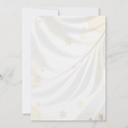 Jaarlijks zakelijk kerstfeest kaart (Achterkant)