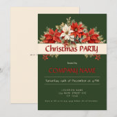 Jaarlijks zakelijk kerstfeest kaart (Voorkant / Achterkant)