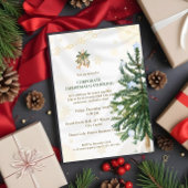 Jaarlijks zakelijk kerstfeest kaart