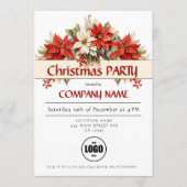 Jaarlijks zakelijk kerstfeest kaart (Voorkant)