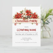 Jaarlijks zakelijk kerstfeest kaart (Staand voorkant)