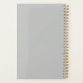 Jaarlijkse Aangepaste Datumnotitieblok Planner (Achterkant)