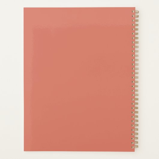 Jaarlijkse Abstracte datum Planner (Achterkant)