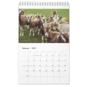 Jaarlijkse agenda 2018 voor geiten kalender (Feb 2027)