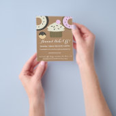 Jaarlijkse Bake Off Cupcake Backen Liefdadigheidse Flyer (Hand)