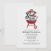 Jaarlijkse BBQ Zomerfeest Familie Reünie Laten we  Kaart (Voorkant / Achterkant)