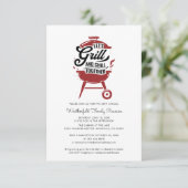 Jaarlijkse BBQ Zomerfeest voor Plaid Familie Reüni Kaart (Staand voorkant)