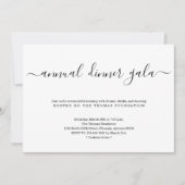 Jaarlijkse binnenmaaltijden kaart (Voorkant)