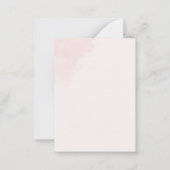 Jaarlijkse budgetuitnodiging voor kreeftfeest reün notitiekaartje (Achterkant)