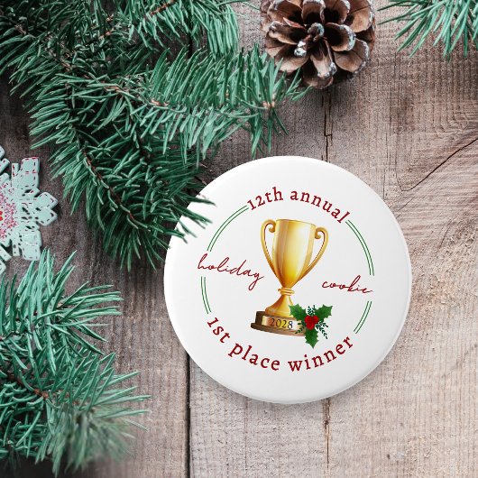 Jaarlijkse Button van de Holiday Contest Award