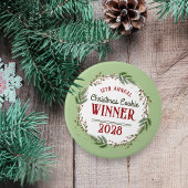 Jaarlijkse Button van de Holiday Contest Winner Pr