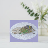 Jaarlijkse Cicada-coördinatieposten Briefkaart (Staand voorkant)