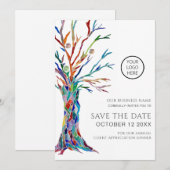 Jaarlijkse cliëntdankdiner save the date (Voorkant / Achterkant)