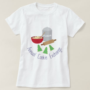 Jaarlijkse cookie-uitwisseling t-shirt