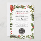 Jaarlijkse Corporate Employees Christmas Party Kaart (Voorkant)