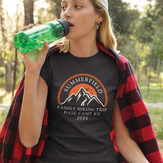 Jaarlijkse familie Wandelreis bijpassend mam T-shirt