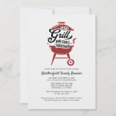 Jaarlijkse familiebijeenkomst zomerse BBQ-partij L Kaart (Voorkant)