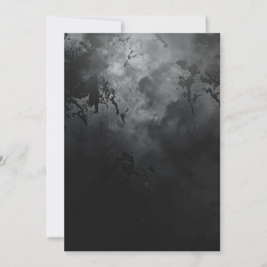 Jaarlijkse familiepumpkin Carving Party Halloween Kaart (Achterkant)