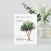 Jaarlijkse familiereünie genealogie boom Save the  Aankondigingskaart (Staand voorkant)